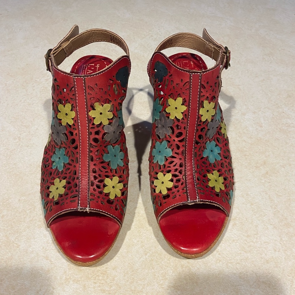 Fun colorful sandals